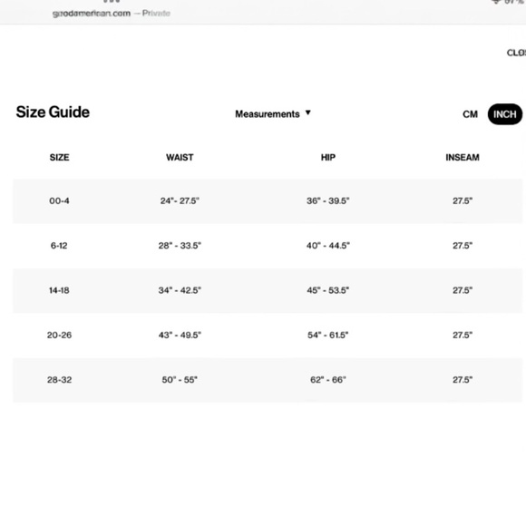 GOOD AMERICAN Good Legs Straight Jeans Black 255 High Rise Size 28–32 - Picture 10 of 10